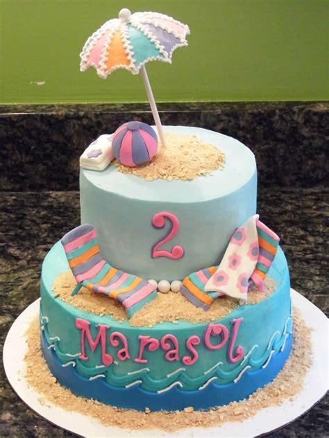 Beach Theme Cake Ideas For Birthdays Design Talk