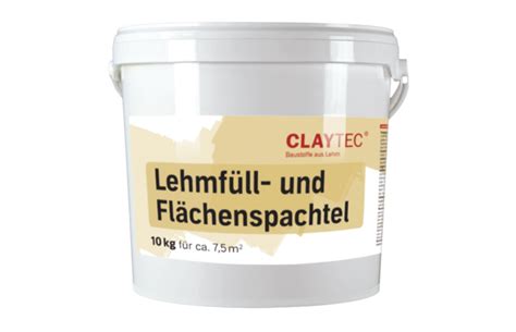 Claytec Lehmfüll und Flächenspachtel braun 10 kg Naturbaustoffe