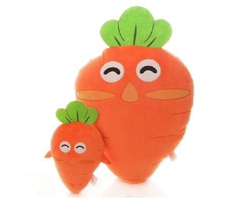 50 32cm Carrot Plush Stuffed Toy Vegetable Dolls In Stuffed And Plush Plants From Toys And Hobbies