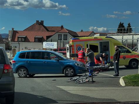 Foto Po Kodovan Kolesar V Nesre I V Slovenski Bistrici