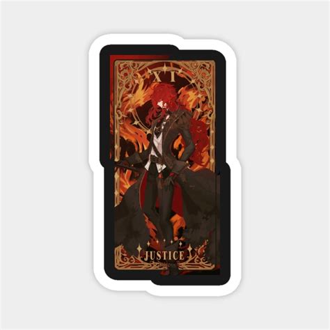 Genshin Impact Diluc Portrait Name Card Xmas Magnet Teepublic
