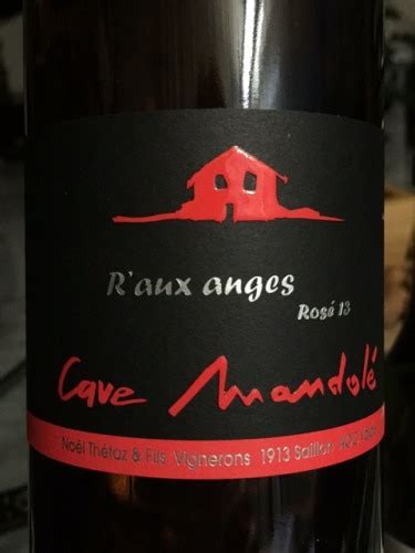 Cave Mandolé R Aux Anges Rosé Vivino US