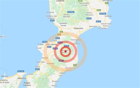 Calabria Scossa Di Terremoto Avvertita Tra Vibo Valentia E Catanzaro