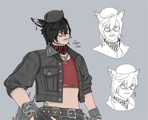 Ffxiv Character Drawing Practice by NimlongArt on DeviantArt