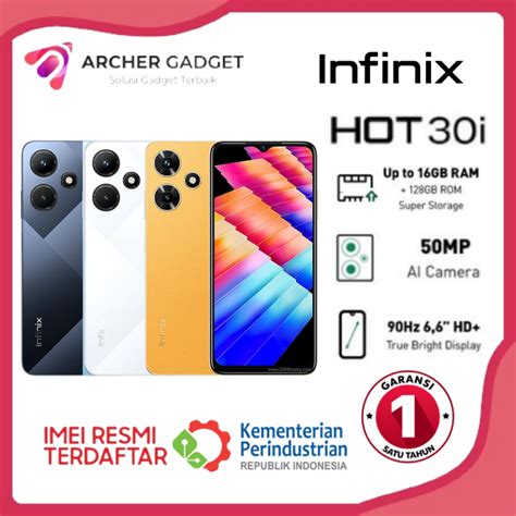 Jual Infinix Hot I Gb Up To Gb Extended Ram Helio G Hd Ips Mp Ai