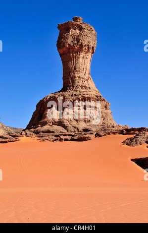 Sandstone Rock Formation At Tin Merzouga Tadrart Tassili N Ajjer