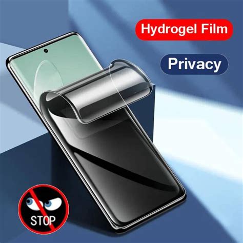 Anti Spy Hydrogel Film Full Cover Privacy Soft Screen Protector For