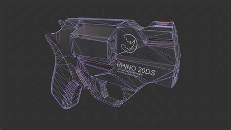 Chiappa Rhino 20DS Pistol - 3D Model by yn-delmund