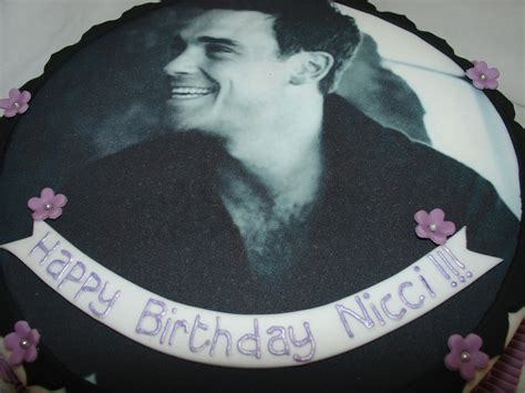 Robbie Williams Fondant Cake