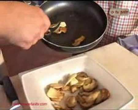 Boletus Edulis Con Yema De Huevo Youtube