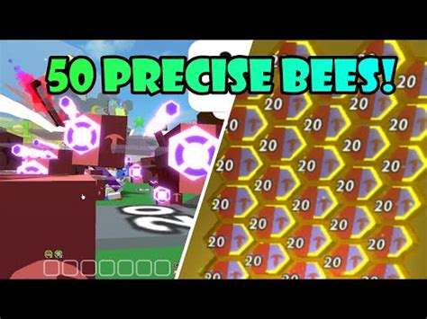 🔥50 Gifted Precise Bees in Bee Swarm Simulator! | BSS Testrealm! 🐝