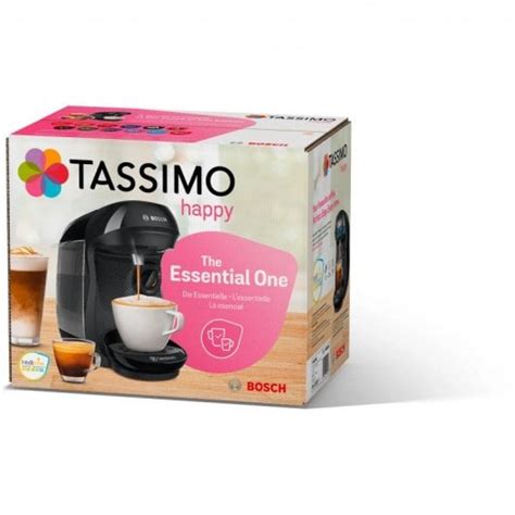 Bosch Tassimo Happy Tas N Cafetera C Psulas Multibebida Negra