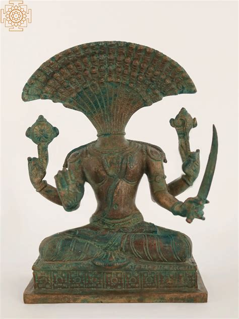 5 Bronze Maharshi Patanjali Avatara Of Sheshnag Exotic India Art