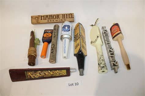 8 Assorted Beer Taps Handles Live And Online Auctions On