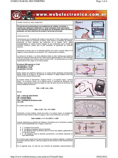 PDF Cómo Usar el Multímetro pdf DOKUMEN TIPS