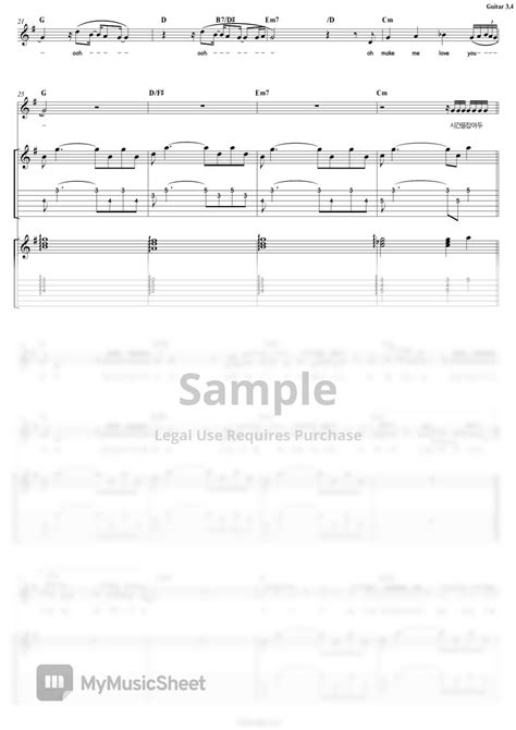 Bol4 Fix Me Guitar Sheets