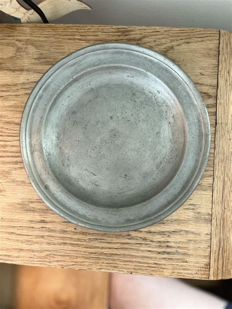 London Pewter Plate Rpewter