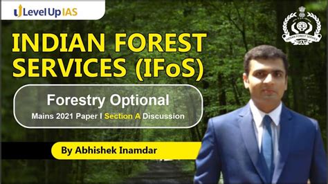 Indian Forest Service Ifos Forestry Optional Mains Paper