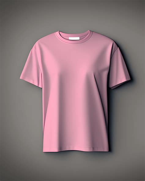 Blank Pink Tshirt Mockup · Creative Fabrica