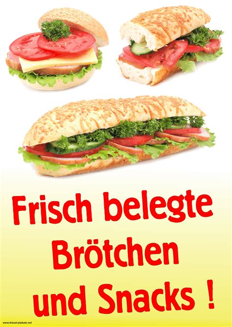 Plakat Snacks Bäcker Plakatshop Kiesel Plakate