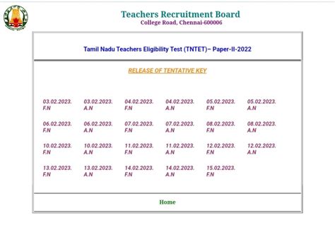 TNTET PAPER 2 TENTATIVE ANSWER KEY RELEASED 2023 தமழநட ஆசரயர