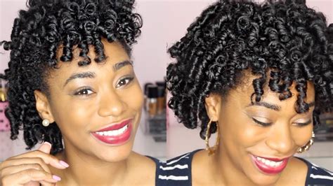 How To Perm Rod Set Natural 4b 4c Hair Chimerenicole Youtube