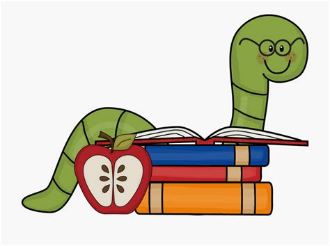 Bookworm clipart clip art, Bookworm clip art Transparent FREE for ...