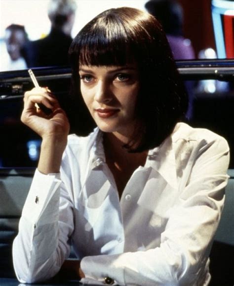 Iconic Movie Hair Moments Pulp Fiction Uma Thurman Pulp Fiction Uma