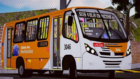 NEOBUS THUNDER CIDADE DAS HORTÊNSIAS CARRO 3046 L505 VILA MANZINI