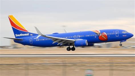 Southwest New Triple Crown One Landing At El Paso Intl