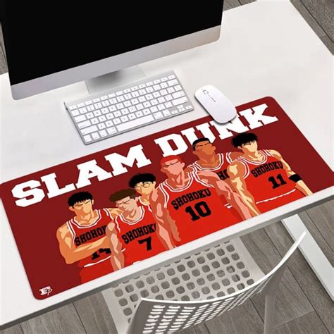 Anime Slam Dunk Gamer Complete Rubber Mat Mouse Pad Large Mousepad Non