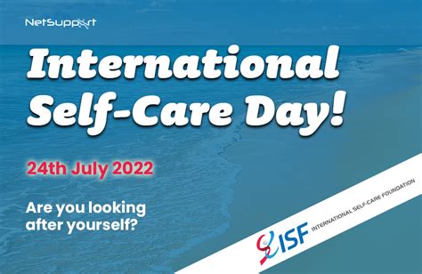 Today Is International Self Care Day Pci Software Gmbh