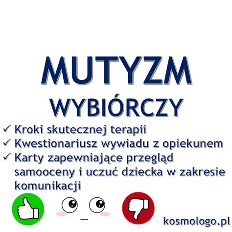 Mutyzm Wybi Rczy Kosmologo