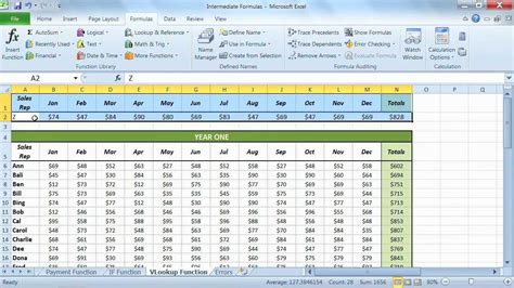 Microsoft Excel 2010 Tutorial Using The VLOOKUP Functions K Alliance