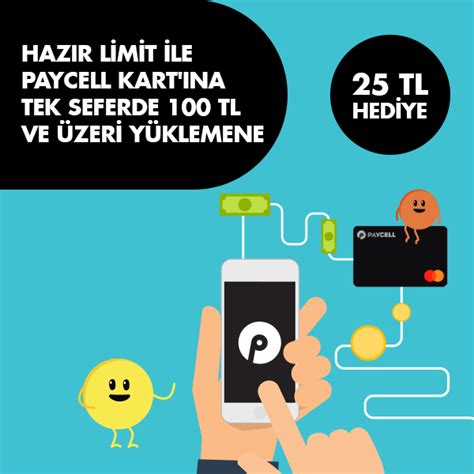 Paycell Hazır Limit 25 TL Kazandırıyor Paycell