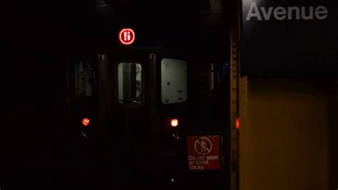 Manhattan Bound R Train Leaving Franklin Avenue Irt Eastern