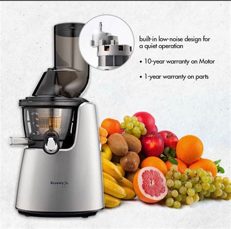 Kuvings C Whole Slow Juicer With Dual Feeding Chute For Cold Press