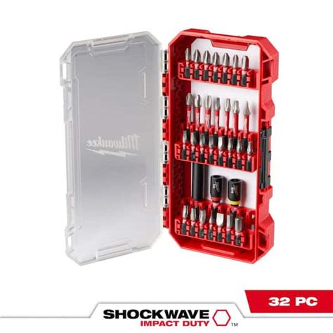 Milwaukee Shockwave Impact Duty Alloy Steel Screw Driver Bit Set 32