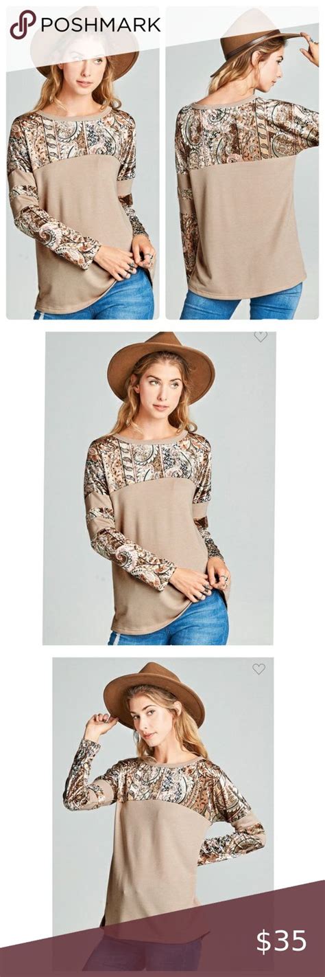 Left For Paisley Print Top Paisley Print Top Fashion