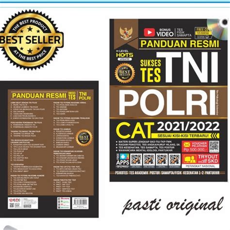 Jual Best Seller Panduan Resmi Sukses Tes Tni And Polri Cat 2020 2021