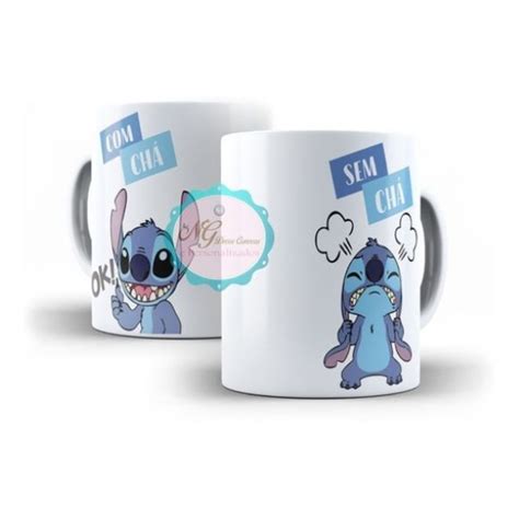 Caneca Personalizada Stitch Lilo Disney Ch Sem Ch Elo