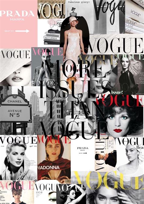 Vogue Aesthetic Wallpapers Collage Collage Kit Pink Aesthetic Boujee