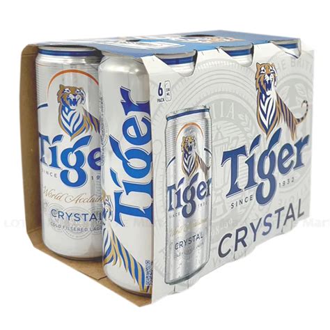 Bia Tiger Crystal 330ml x Lốc 6 Lon