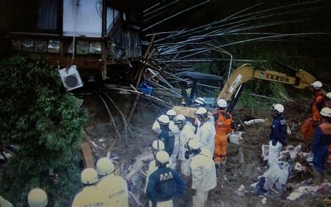 Japan Landslides Floods Death Toll Rises To 6