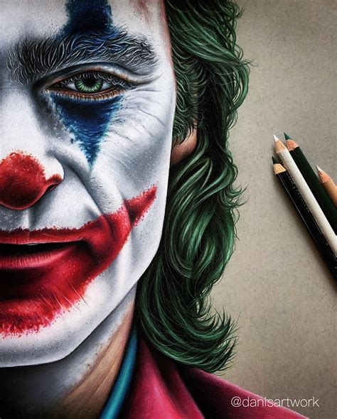 Really Proud Of My Finished Coloured Pencil Drawing Of The Joker Rpics