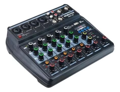 Mesa Som Mixer Dmx Canais Bluetooth Phantom Efeito Efx Frete Gr Tis