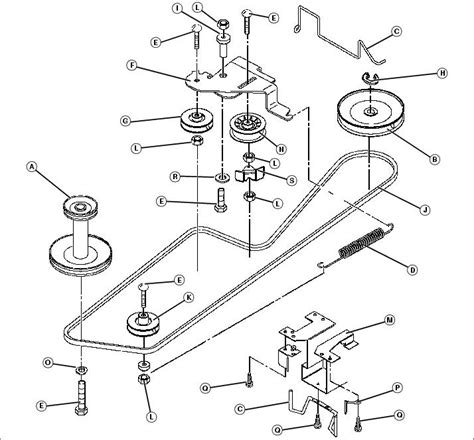 Drive Belt Diagram For John Deere L130 John Deere 165 Hydro