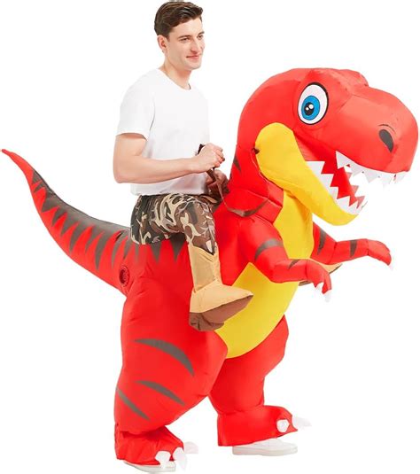 Goosh Inflatable Dinosaur Costume Adults Halloween Blow Up