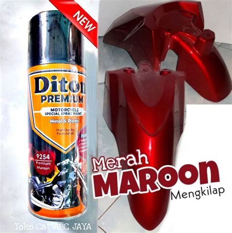 Jawa Bali Cat Pilok Pylox Diton Premium Merah Maroon Red Marun