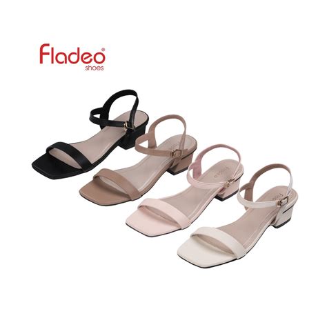 Jual Fladeo C Ldt Ii Sandal Hak Slide Tali Wanita Strap Heels